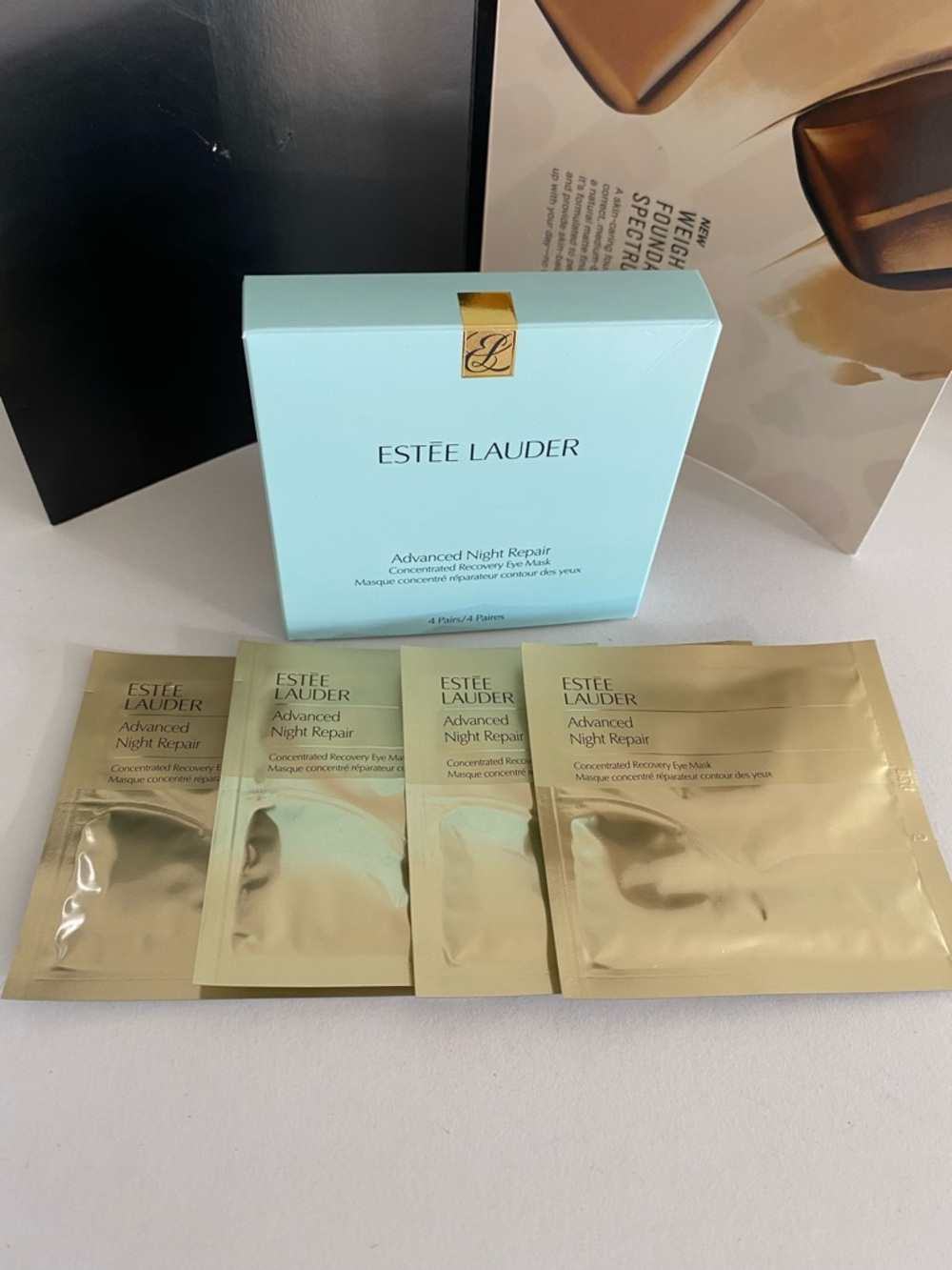 Estée Lauder Advanced Night Repair Concentrated Recovery Eye Mask, 4 Pairs, NIB